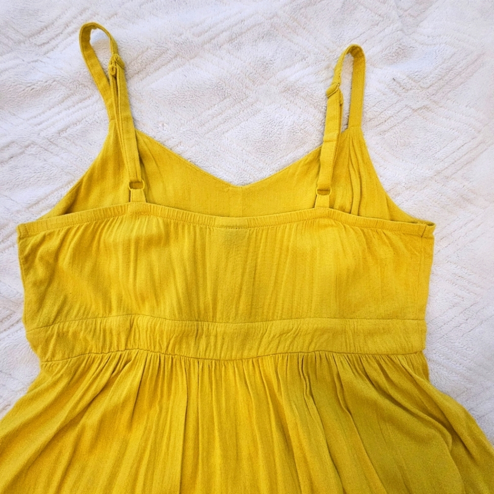 EUC Torrid Yellow Sundress -Sz 1 (16/18) - Picture 4 of 6